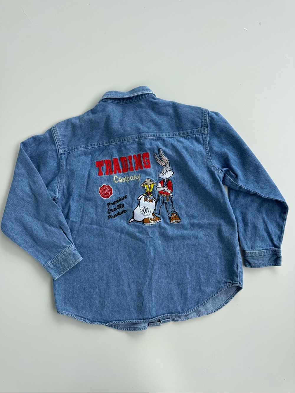 Vintage Warner Bros denim Shacket